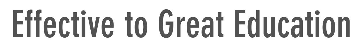 Effective to Great