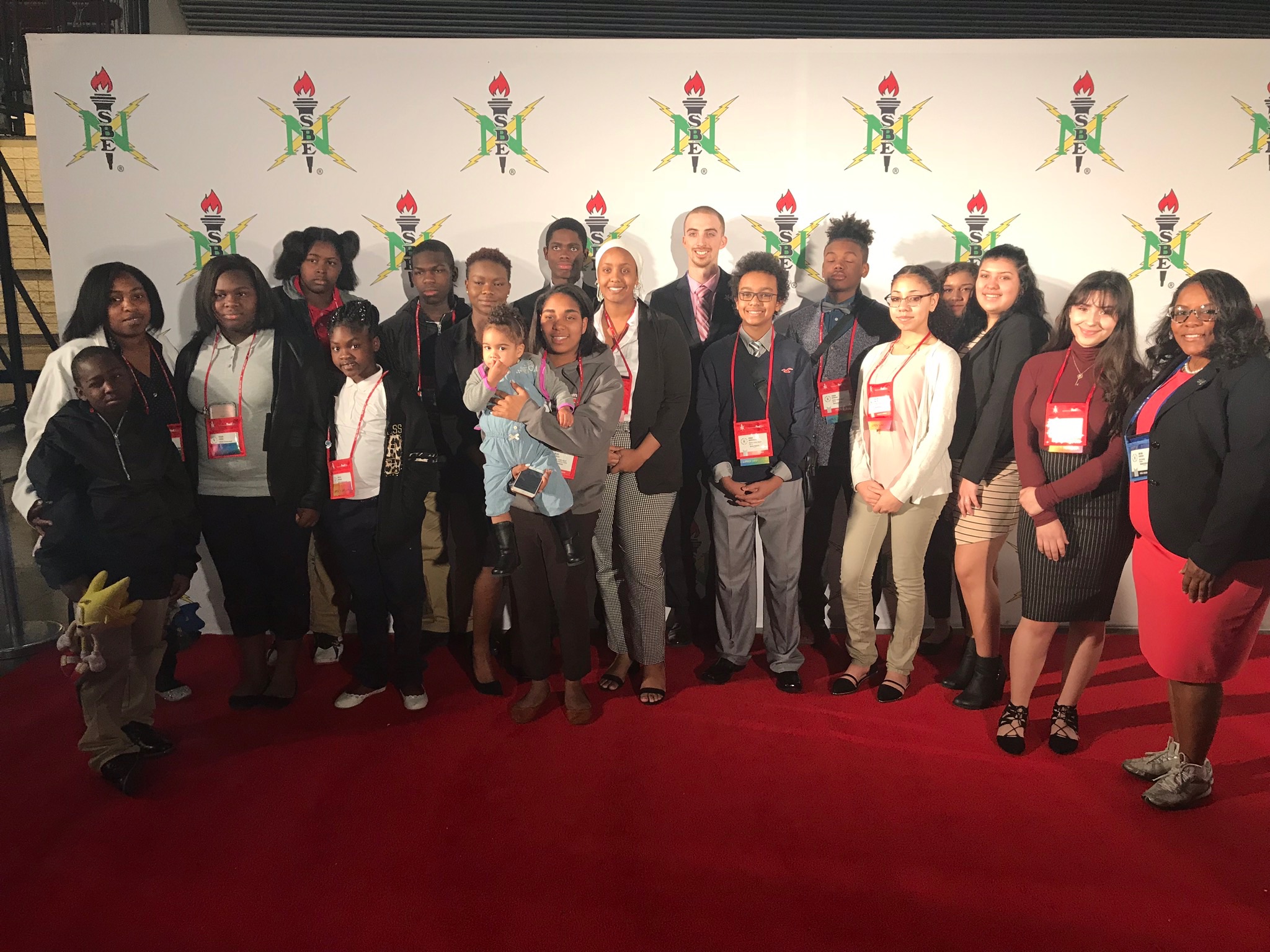 STRIVE Youth participants at the NSBE conference