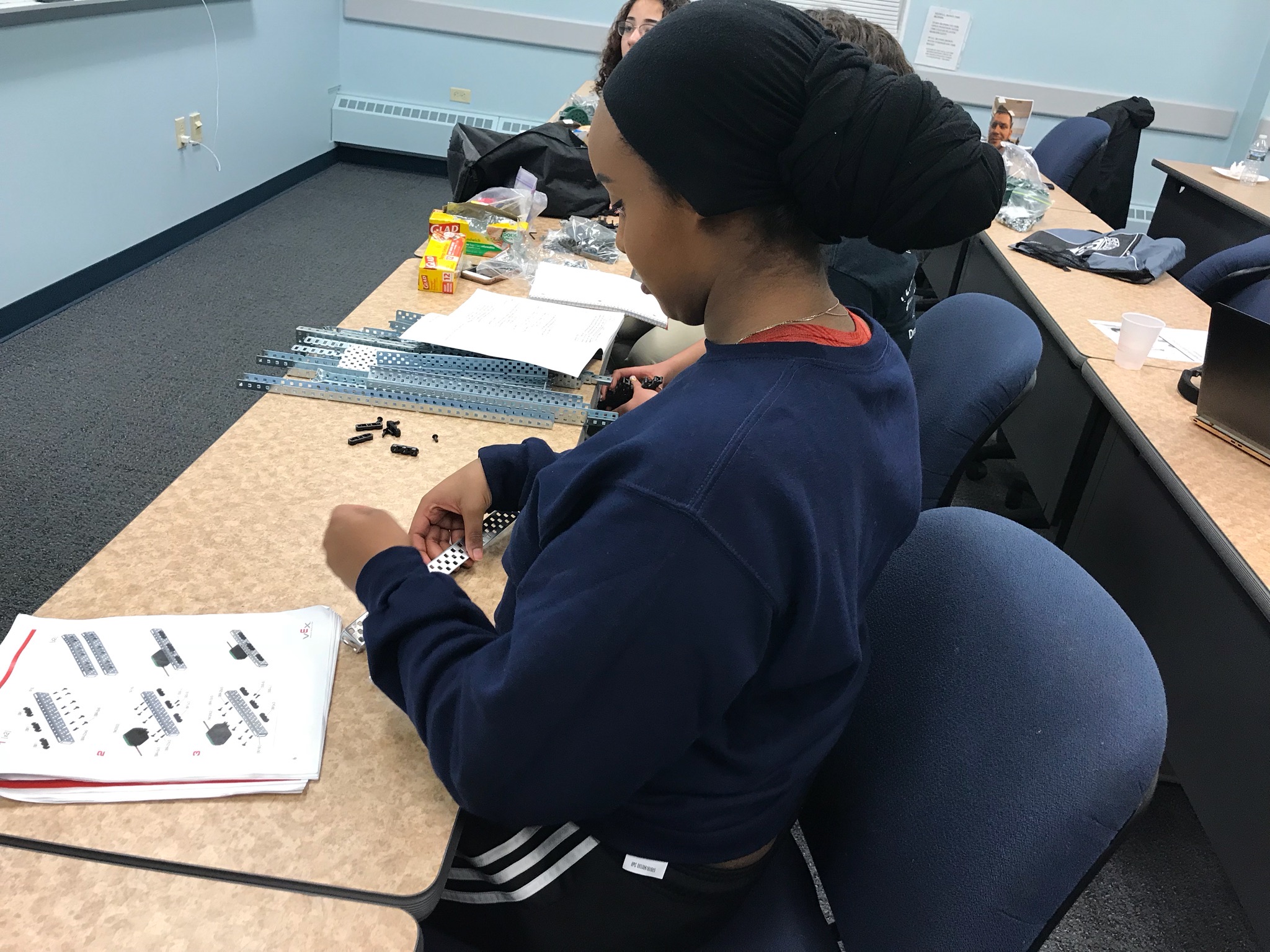 STRIVE Youth participant during a hands-on STEM workshop