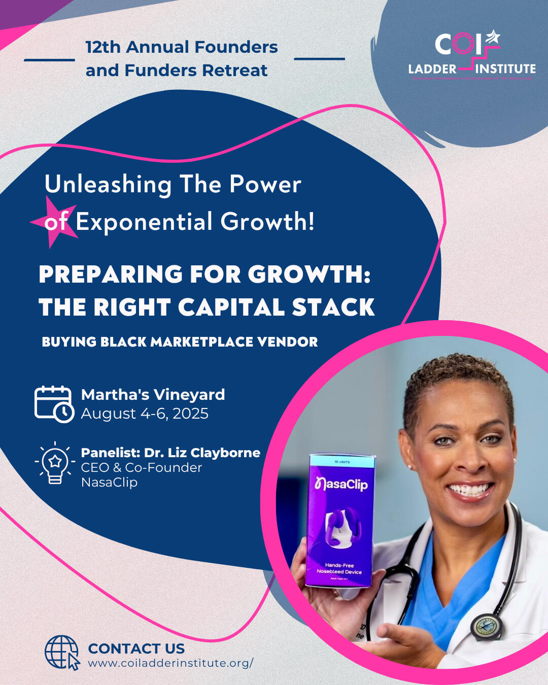 Dr. Liz Clayborne — CEO & Co-Founder, NasaClip — Panelist