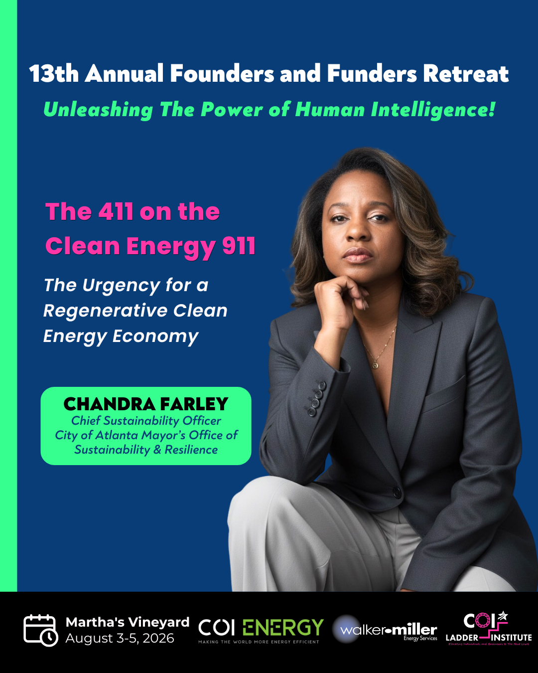 Chandra Farley — Chief Sustainability Officer at City of Atlanta Mayor’s Office of Sustainability & Resilience