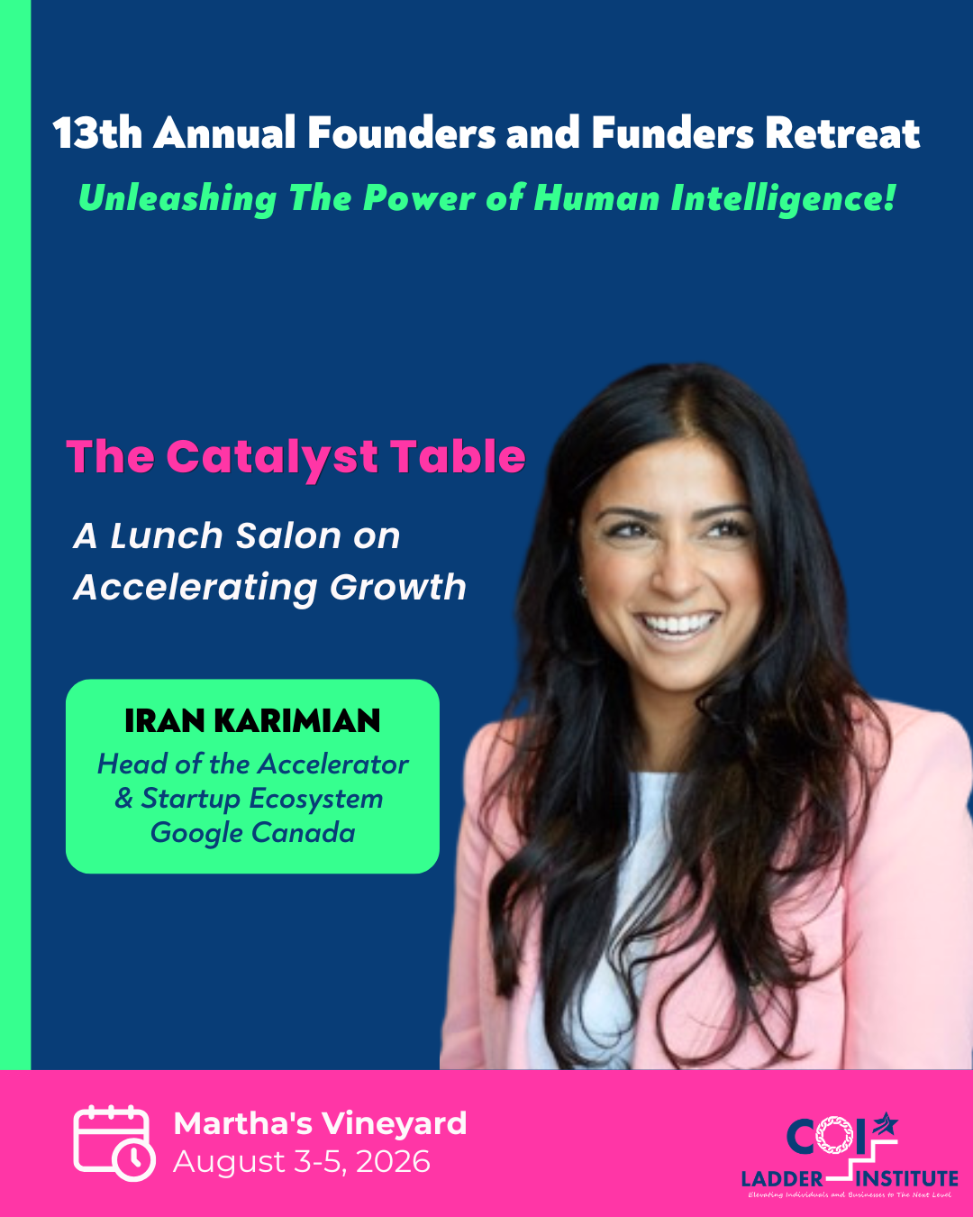 Iran Karimian — Head of the Accelerator & Startup Ecosystem at Google Canada
