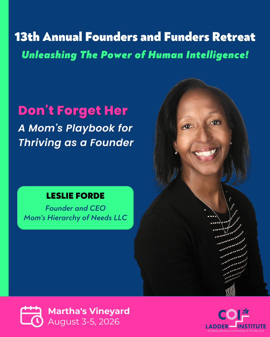 Leslie Forde — Founder and CEO at Mom's Hierarchy of Needs LLC
