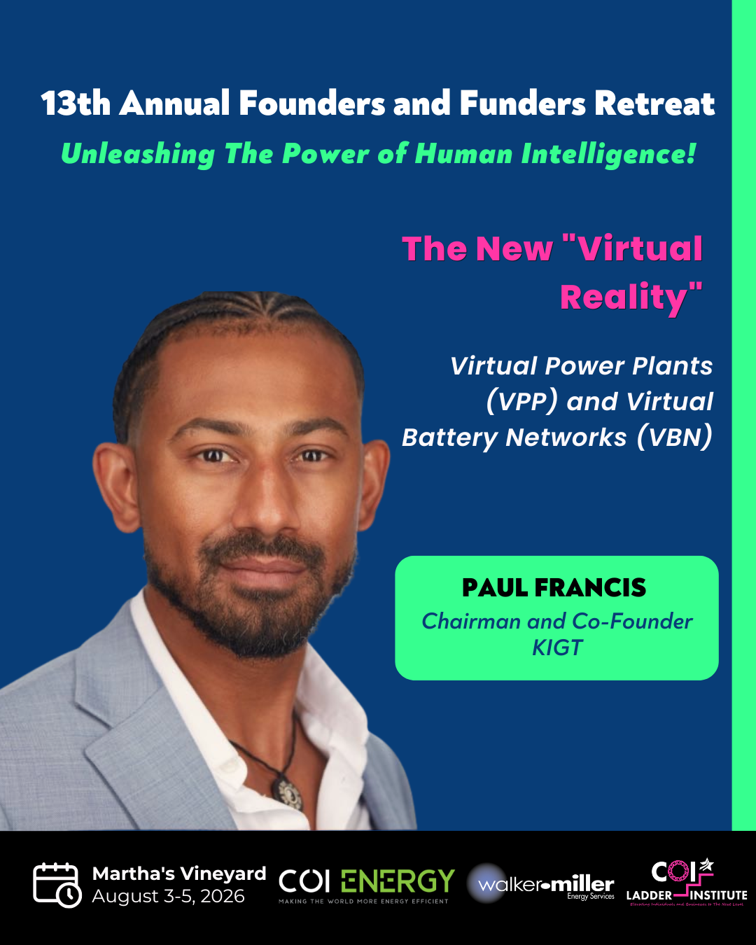 Paul Francis — Chairman and Co-Founder at KIGT