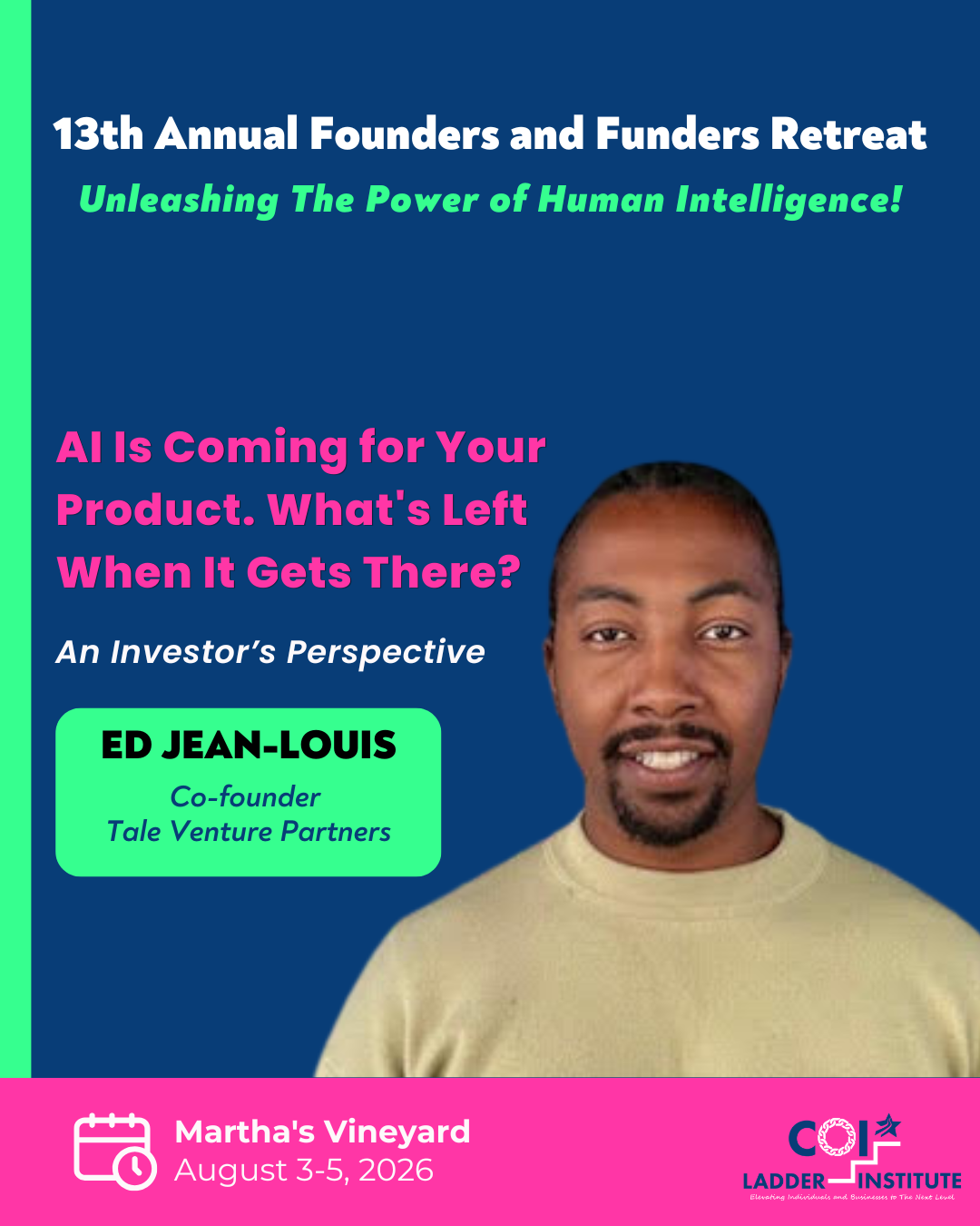 Ed Jean-Louis — Co-founder at Tale Venture Partners