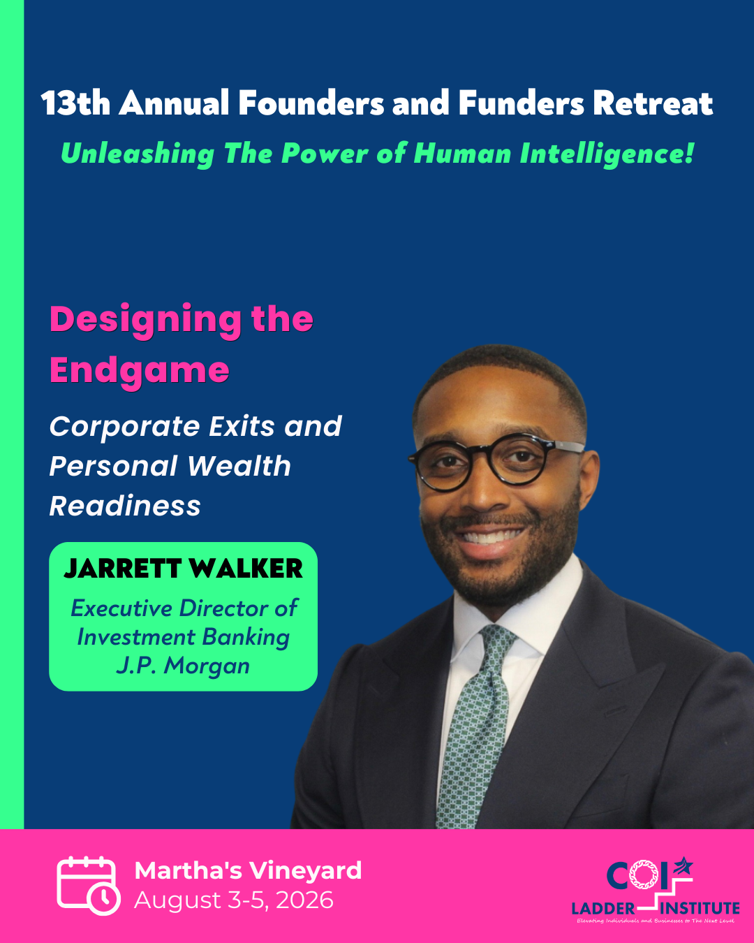 Jarrett Walker — Executive Director of Investment Banking Group at J.P. Morgan