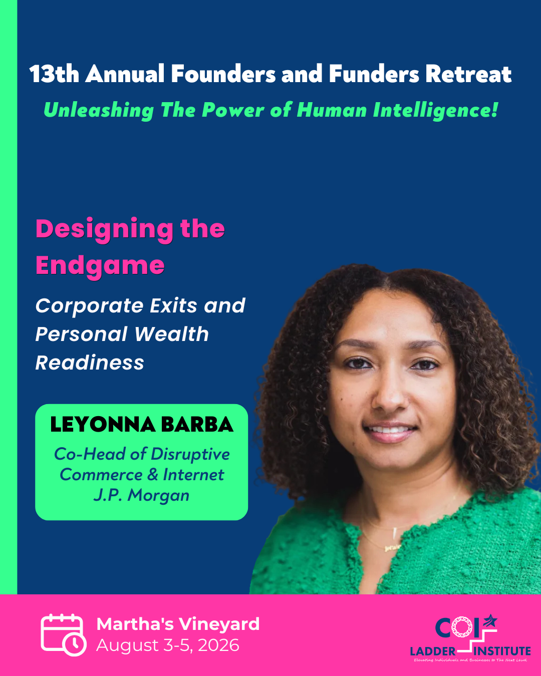 Leyonna Barba — Co-Head of Disruptive Commerce & Internet at J.P. Morgan